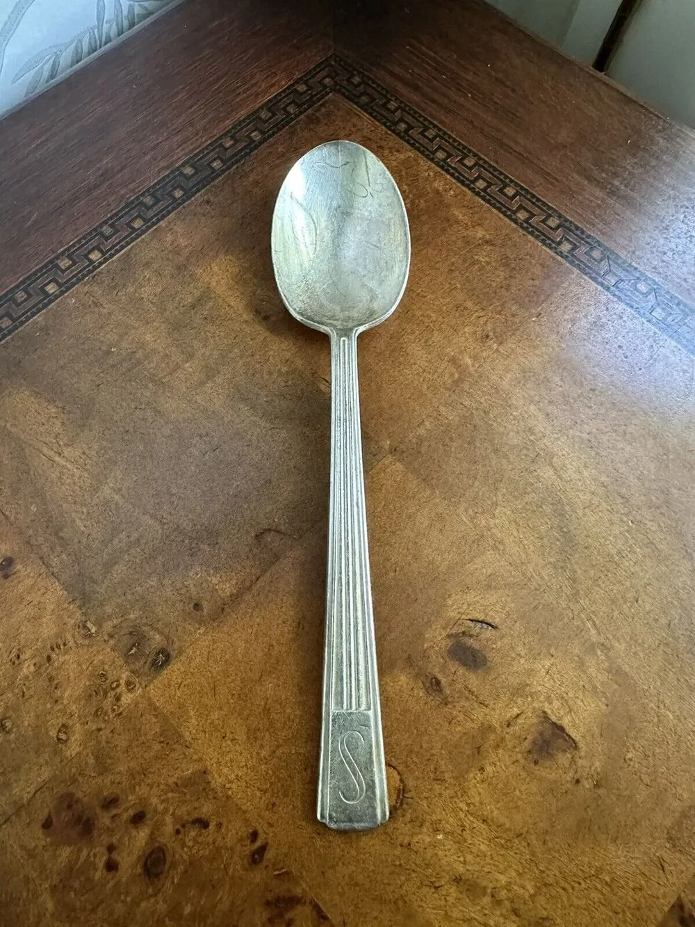 Vintage International Silver Co. HOTEL STATLER Demitasse Souvenir Spoon